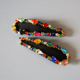 Black Rainbow Piping Hair Pin