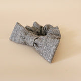 Riboon Herringbone Mini Scrunchie Brown