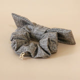 Riboon Herringbone Mini Scrunchie Brown