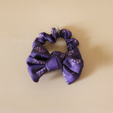 Ribbon Mini Scrunchie Purple