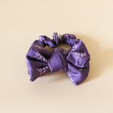 Ribbon Mini Scrunchie Purple