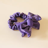 Ribbon Mini Scrunchie Purple