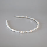 Silver Pearl Bijou Headband