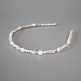 Silver Pearl Bijou Headband