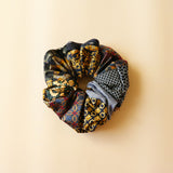 Patchwork Scrunchie Black