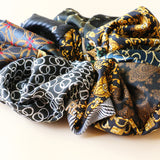 Patchwork Scrunchie Black