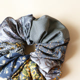 Patchwork Scrunchie Grey