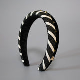 OG Headband Black Mix Velour