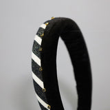 OG Headband Black Mix Velour