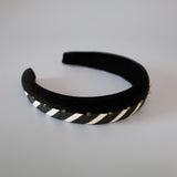 OG Headband Black Mix Velour