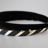 OG Headband Black Mix Velour
