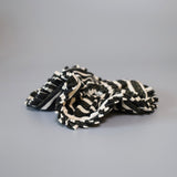 Black Border Scrunchie