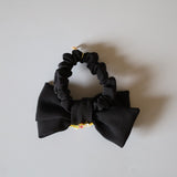 Silk Black Milky Pink Mix Ribbon Pony