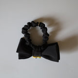 Silk Black Blue Mix Ribbon Pony
