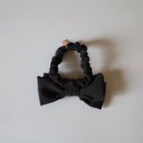 Silk Black Lil Gold Ribbon Pony