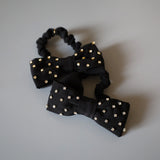 Silk Black Lil Gold Ribbon Pony