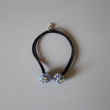 Twin Full Blue Studs Pony