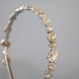 Clear Silver Studs Headband