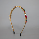 Gold Rainbow Studs Headband