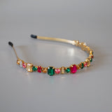 Gold Rainbow Studs Headband