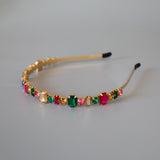 Gold Rainbow Studs Headband