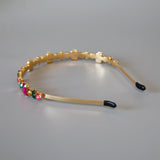 Gold Rainbow Studs Headband