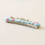 Straight Hair Clip Lt.Blue Pink