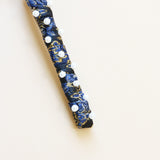 Straight Hair Clip Navy Pearl