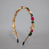 Gold Mix Rainbow Studs Headband