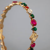 Gold Mix Rainbow Studs Headband