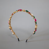 Gold Mix Rainbow Studs Headband