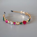 Gold Mix Rainbow Studs Headband