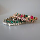 Gold Pink Studs Headband