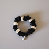 Silk Studs Pony Black Silver