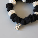 Silk Studs Pony Black Silver