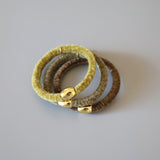 Daily Hair Pony Set Olive（3pcs）