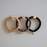 Daily Hair Pony Set Brown（3pcs）