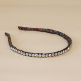 Narrow Headband Metal Silver