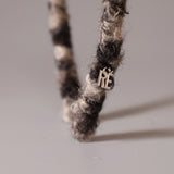 Narrow Grey Teddy Headband