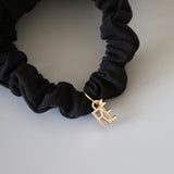 Black Side Gold Ribbon Pony