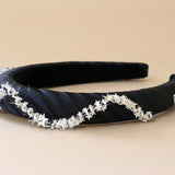 Slender Headband Silver Wave