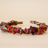 Gather Headband Mix Wine Red