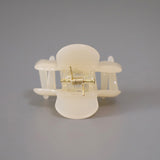 Milky White Gloss Lil Hair Clip