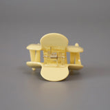 Cream Yellow Gloss Lil Hair Clip