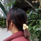 Cream Yellow Gloss Lil Hair Clip