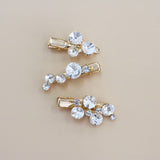 Gold Studs 3pcs Clip