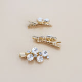 Gold Studs 3pcs Clip