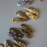 Hair Pin Black Brown Gold