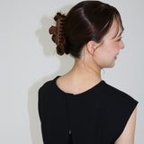 Chocolate Brown Gloss Hair Clip