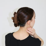 Chocolate Brown Gloss Hair Clip
